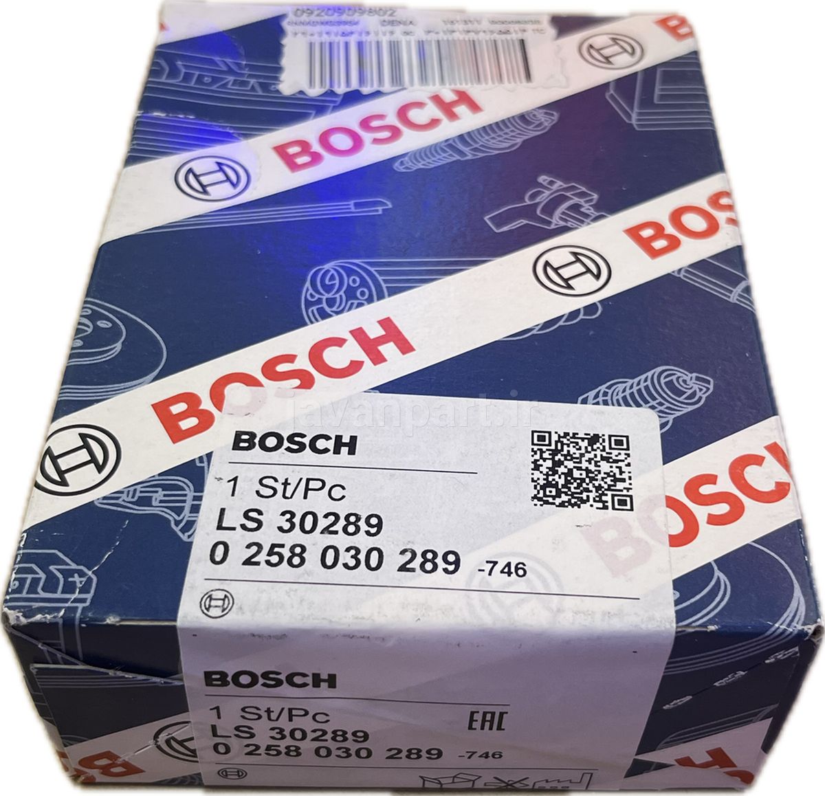 تصویر گالری 1 سنسوراکسیژن بالایی موتورTU5- EF7باEMS:BOSCH ME17 فاقد بست نگهدارنده - جوان پارت