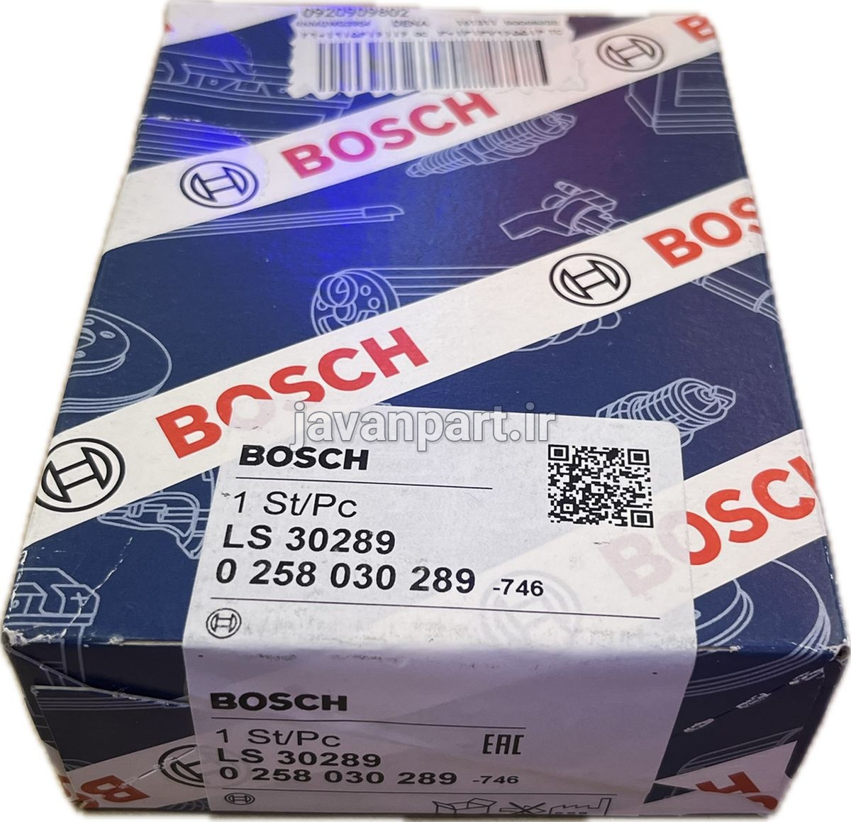 تصویر گالری 1 سنسوراکسیژن بالایی موتورTU5- EF7باEMS:BOSCH ME17 فاقد بست نگهدارنده - جوان پارت